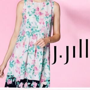 J.Jill Floral Dress | Womens Multicolor‎ Knee Length Dress | Size M